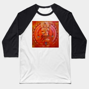 Inner Peace Buddha Baseball T-Shirt